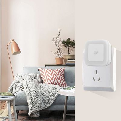 3 Modes 1W ABS 50000hours Wall Plug In Motion Sensor Light