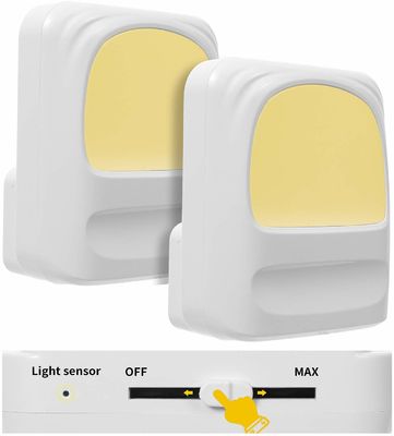 Plug in LED Night Lights - Night Lighting Lamp, Automatical Dusk to Dawn Photocell Sensor