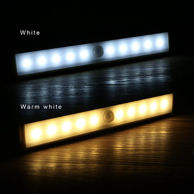LED Motion Sensor Light 10 LED  Under Cabinet Lighting - Stick On Lights Magnetic Wireless