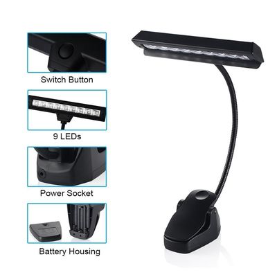 9 LED Clip On Music Stand Light