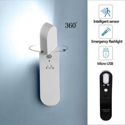 Wireless 1800mAH 6Leds USB Rechargeable Motion Sensor Light  For Aisle