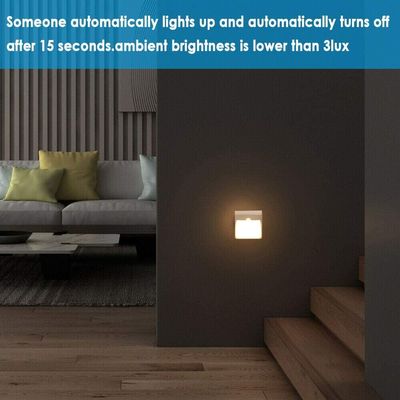 USB Rechargeable Motion Sensor Light,USB Rechargeable 12 LED Stick-Anywhere Wall Light