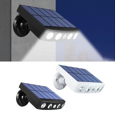 Adjustable Security 600lm 120degree Solar Motion Sensor Wall Light PC+ABS