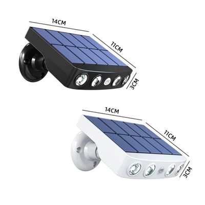 Adjustable Security 600lm 120degree Solar Motion Sensor Wall Light PC+ABS