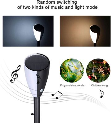 Waterproof Outdoor Pathway Garden Solar LED Music Lawn Lamp Landscape IP65 ROHS Ce 3-YEAR ABS