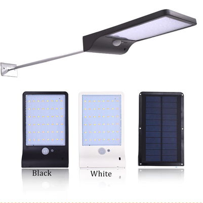 6500K 400Lms Solar Powered Motion Detector Lights Gutter Wall Mounting