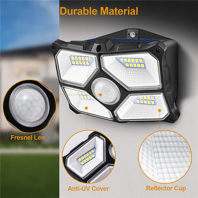 IP65 Waterproof  Outdoor High-performance Solar Panel Super Bright Durable Material Solar Security PIR Sensor Light