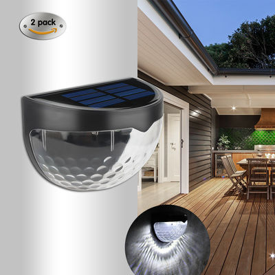 Plastic 2V 0.26W  Solar Lamp Wall Sensor Light / 6PCS Led Modern Solar Fence Lights