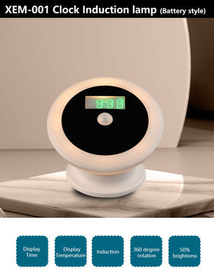 Bedroom 0.25w 81mm Motion Sensor Indoor Wall Light Rotating Magnetic Suction Base