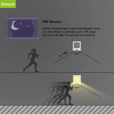 Dusk to Dawn Brightness Adjustable Plug in Motion Sensor LED Night Light