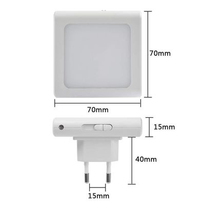 Plug in Led Night Light, Automatic Dusk to Dawn Photocell Sensor Plug-in Night Lamp Lighting