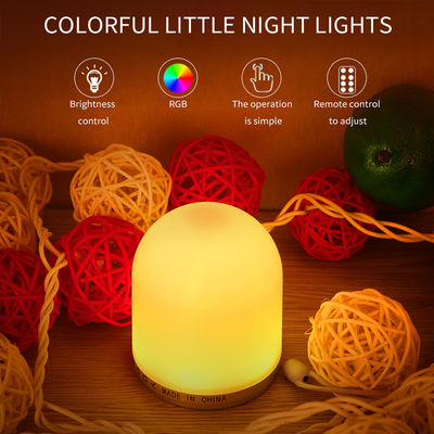DC5V 1A 1.2W Remote Control Baby Night Light / Wireless Side Table Lamp