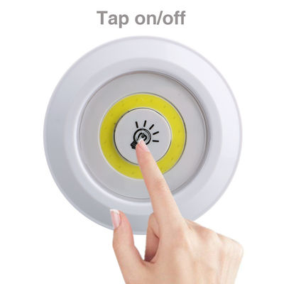 Tap On/OFF Switch Battery Operated Cabinet Light