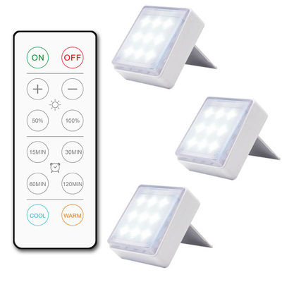 Dual Color Dimmable 6000K 0.5watt Remote Control Under Cabinet Light