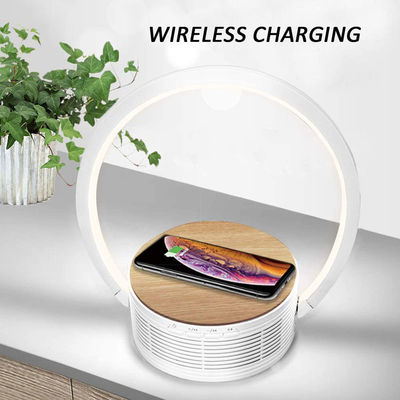 800mAh 2700K Battery Wireless Charger Night Light With Bluetooth 5.0 Speaker