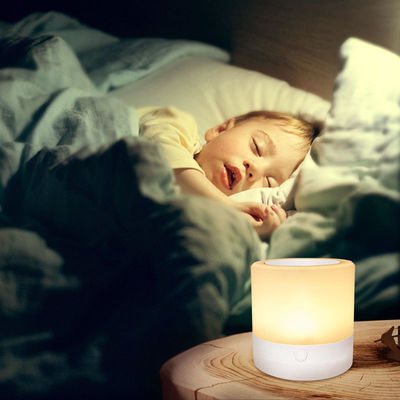 USB Rechargeable 70 Lumens H72mm Touch Sensitive Night Light For Nursing Baby