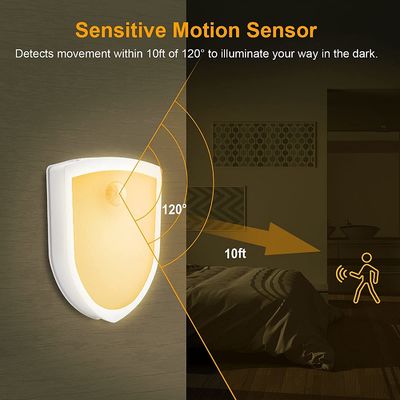 1W 400mAh Rechargeable Motion Sensor Night Light 10ft Sensor