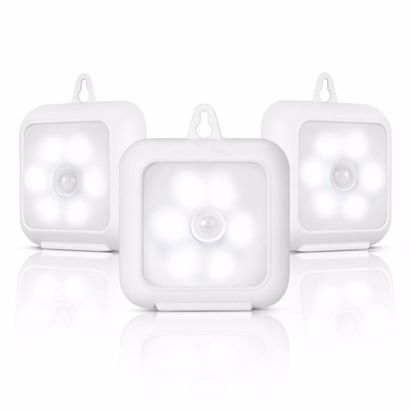 Warm White 10lm 10000Hrs Battery Operated Motion Sensor Light